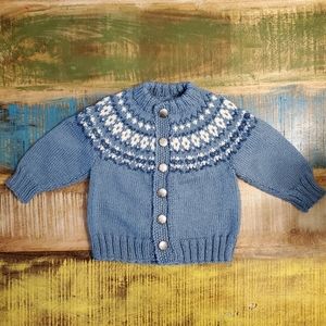 Girls (12-18 mo) Vintage Sweater Cardigan